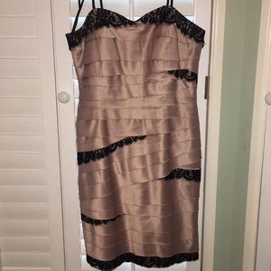 Flattering Champagne Pink Dress